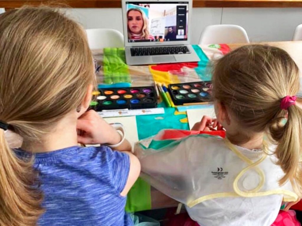 After School Zoom Art Class for children aged 510 years at 5pm Tuesday